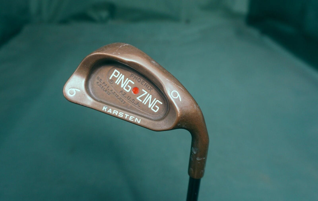 Ping Zing Beryllium Copper BeCu Karsten Red Dot 6 Iron Regular Graphite