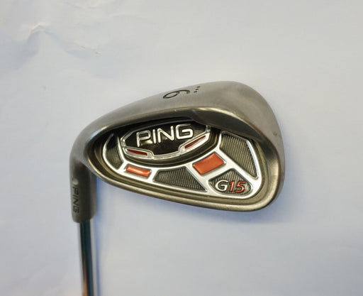 Left Handed Ping G15 Silver Dot 9 Iron CFS SR (Senior) Steel Shaft Ping Grip