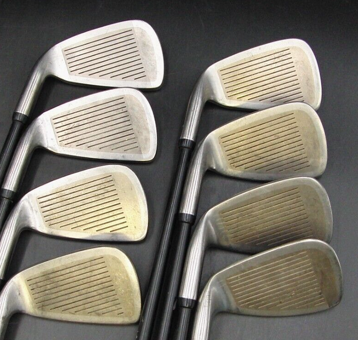 Vintage Set of 8 x Gary Player Black Knight Ti 162 Irons 3-PW Regular Graphite