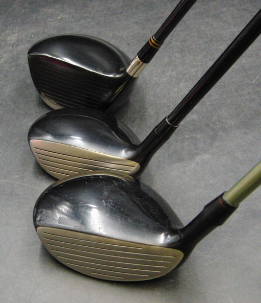 Set of  3 The Mystery C-HT 211 Woods & Bridgestone X500 Driver Shafts