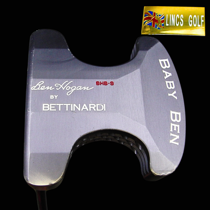 Left Handed Bettinardi Ben Hogan Baby Ben BHB.9 Putter 92.5cm Steel Shaft + HC