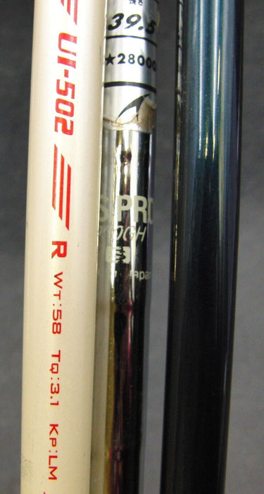 Set of 3 Akira UI 18° 2+21° 3+24° 4 Hybrids Regular Graphite+Stiff Steel Shafts