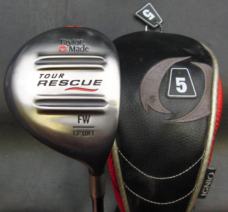 Taylormade Tour Rescue 13° Wood Stiff Graphite Shaft Perfect Pro Grip +Headcover