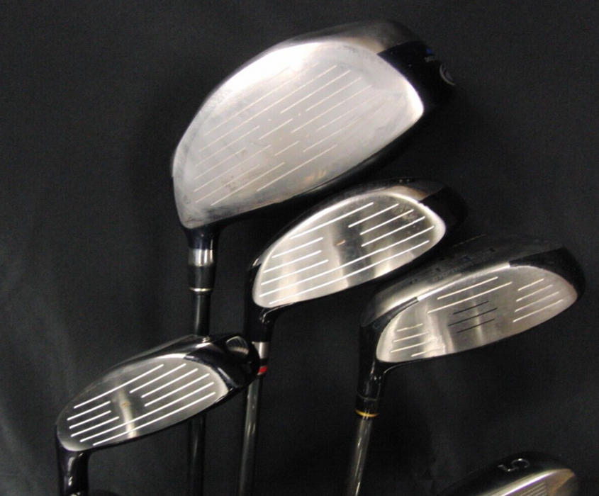 Set Of Diamond Scot Tommy Armour Irons 5-SW Driver 4+5 Wood Hybrid Putter + Bag
