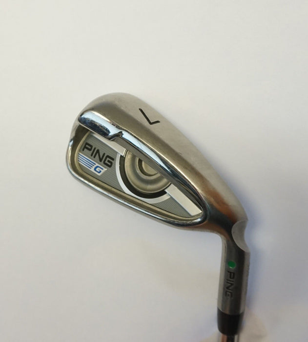 Ping G Series Green Dot 7 Iron CFS Distance SR (Senior) Steel Shaft Ping Grip