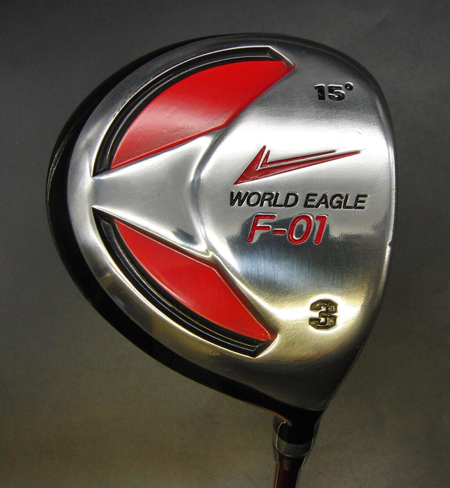 Japanese World Eagle F-01 15° 3 Wood Stiff Graphite Shaft Unbranded Grip