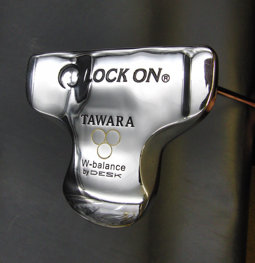 Japanese Lock On Tawara W-Balance Putter Steel Shaft 86.5cm Length Iguana Grip