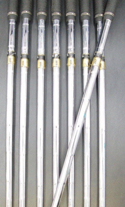 Set of 8 x TaylorMade TP Forged Smoke Irons 3-PW Stiff Steel Shafts
