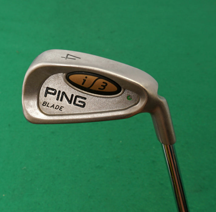 Ping i3 Blade Green Dot 4 Iron Stiff Steel Shaft Golf Pride Grip