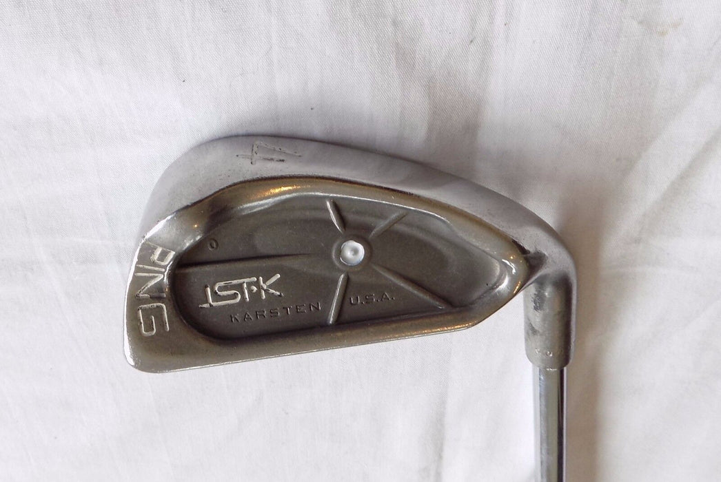 Polished Ping ISI-K White Dot 4 Iron Cushin JZ Stiff Flex Steel Shaft Ping Grip