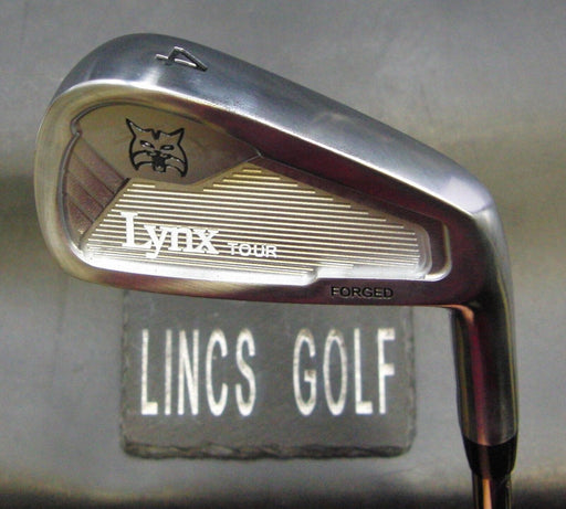 Lynx Tour Forged 4 Iron Stiff Steel Shaft Lamkin Grip