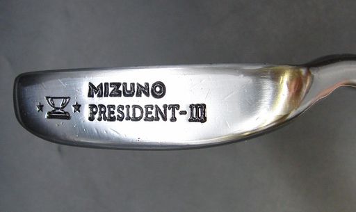 Rare Vintage Mizuno President III Putter Steel Shaft 88cm Length Golf Pride Grip