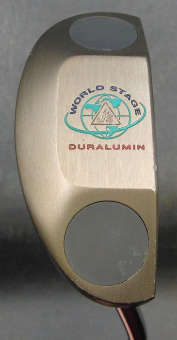 Bridgestone J's World Stage Duralumin Putter Steel Shaft 85cm Length Iguana Grip