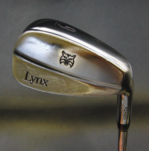 Lynx Forged 9 Iron Stiff Steel Shaft Iguana Golf Grip