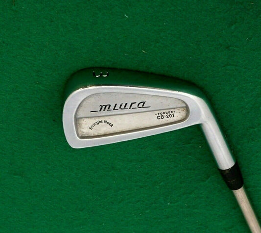 Miura Straight Neck CB-201 Forged 3 Iron Stiff Steel Shaft Golf Pride Grip