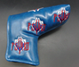 Luxury PSYKO GOLF Embroidered Genuine Leather Putter Head Cover