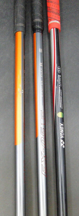 Set of 3 Yonex Nanov & Maruman Exim Nano 10° Driver & 16°  3 & 20° 5 Woods