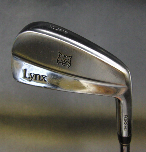 Lynx Forged 5 Iron Stiff Steel Shaft Iguana Golf Grip