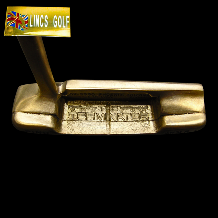 Custom Milled Terminator Theme Ping Anser 3 Putter 86cm Steel Genuine Leather HC