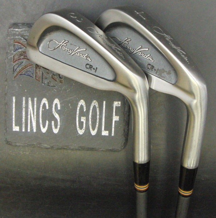 Set of 2 Harry Vardon CR-1 3&4 Irons Regular Graphite Shafts Pride Grips