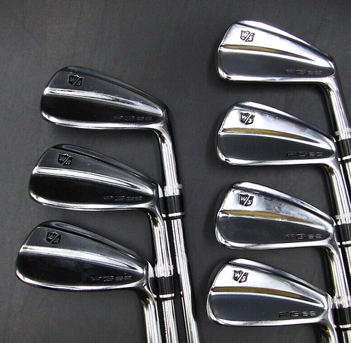 Set of 7 x Wilson Staff FG62 Irons 4-PW Extra Stiff Steel Shafts G/Pride Grips