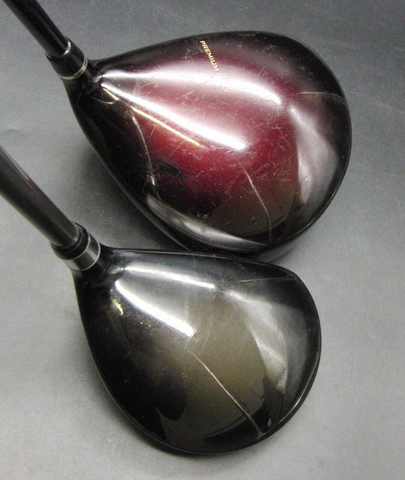 Set of 2 PRGR PR TR-X505 10.5° Driver & M3 Hit 3 Wood Regular Graphite Shafts