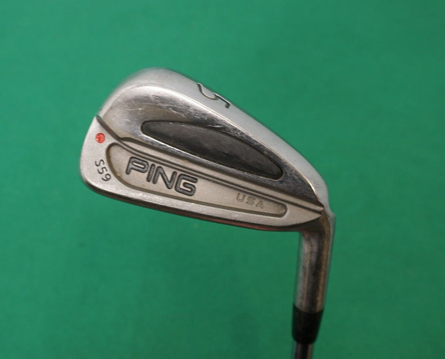 PING S59 Red Dot 5 IRON   Dynamic Gold S400 Stiff Steel Shaft, Lamkin Grip