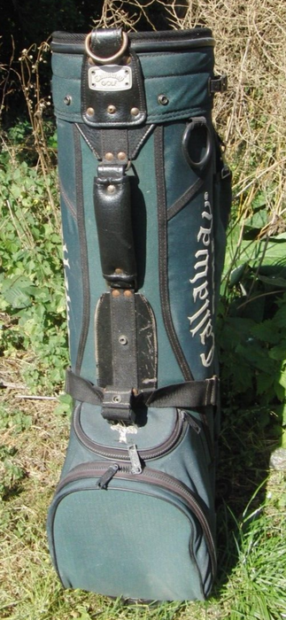 Vintage 6 Division Callaway Golf Cart Carry Golf Clubs Bag