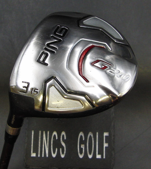 Left Handed Ping G20 15° 3 Wood Stiff Graphite Shaft Ping Grip