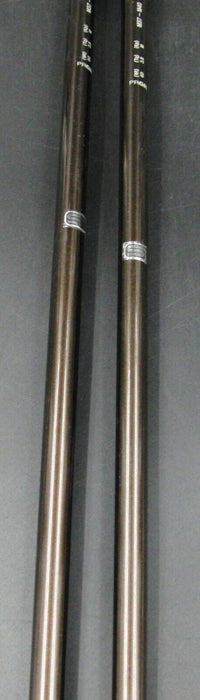 Set Of 2 x PRGR Zoom Type 020i 3 & 4 Hybrid Irons Stiff Graphite Shafts