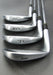 Set Of 8 x Pebble Beach GS-01 Irons 4-PW+AW  Regular Steel Shafts Royal Grips