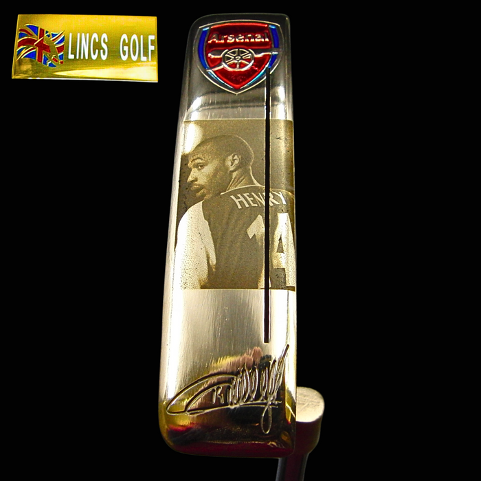 Custom Milled Arsenal Thierry Henry Themed Ping Anser Putter 89cm Steel Shaft