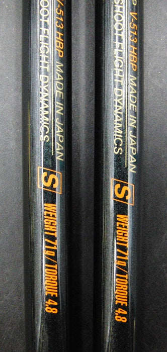 Set of 2 Dunlop Maxfli HI-BRID 3 & 4 Irons Stiff Graphite Shafts Dunlop Grips