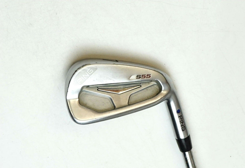 Ping S55 Blue Dot 7 Iron Project X 6.0 Stiff Steel Shaft Golf Pride Grip