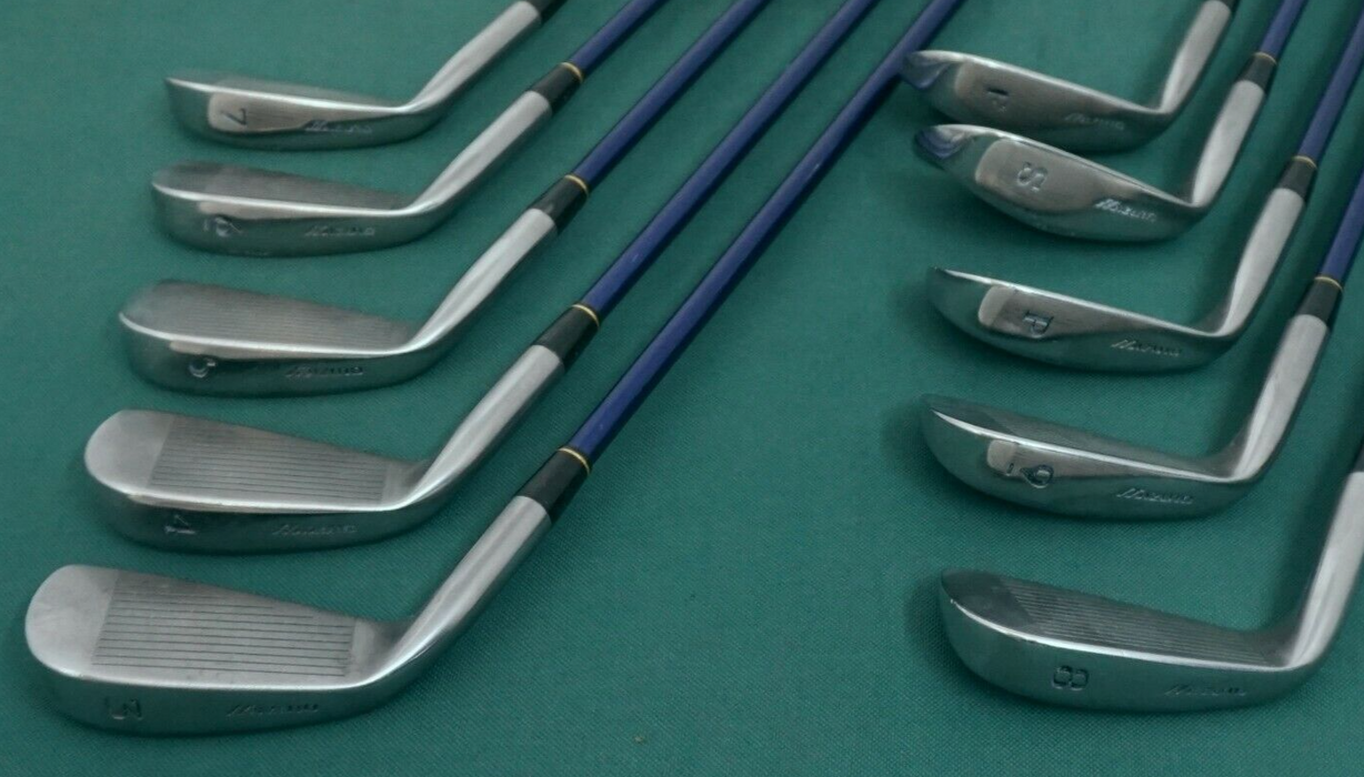 Set of 10 x Mizuno Notus Super Synchro Turn 59 Irons 3-SW + F Wedge