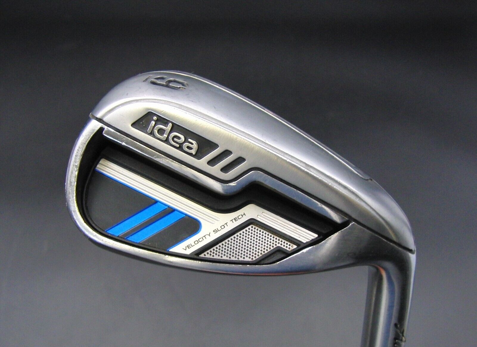 Adams Idea Velocity Slot Tech 9 iron Regular Flex Steel Shaft Adams Grip