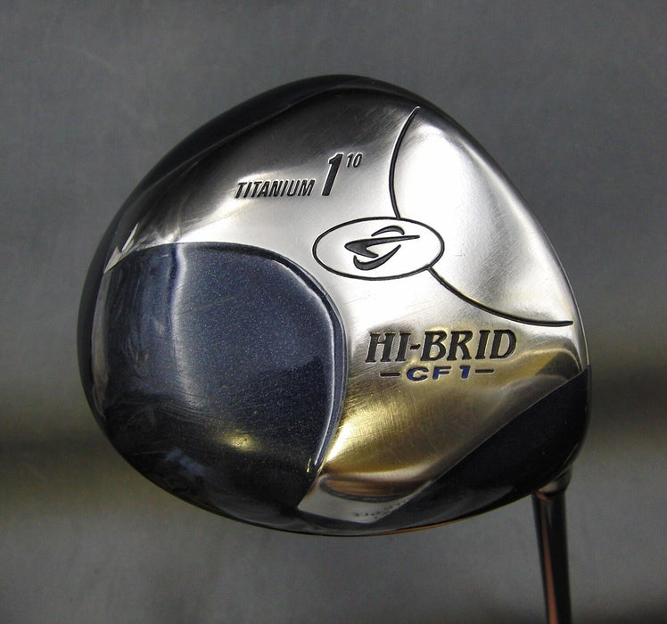 Japanese HI-BRID CF1 Titanium 10° Driver Stiff Graphite Shaft HI-BRID Grip