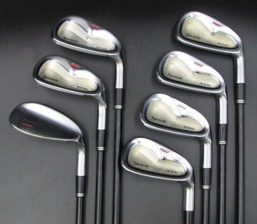 Set Of 7 x Srixon WR W-NI.WT. Irons 5-SW Stiff Graphite Shafts Golf Pride Grips