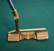 Polished Tad Moore Lagrange Peach Putter Steel Shaft 89cm Peach Putters Grip