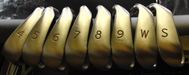 Set of 8 x Ping G10 50th Anniversary Red Dot Irons 4-SW Regular Steel Shafts