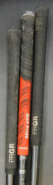 Japanese Set of 3 PRGR Speed Hit+ 3, 4 & 5 Woods Stiff Graphite Shafts