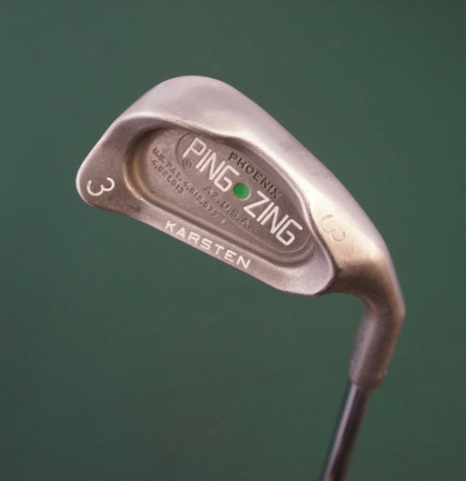 Ping Zing Green Dot Karsten 3 Iron Stiff Steel Shaft Golf Pride Grip