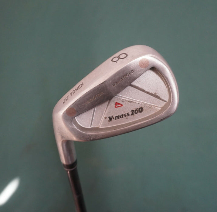 Left-Handed Yonex V-Mass 260 Balanced 8 Iron Stiff Graphite Shaft Yonex Grip