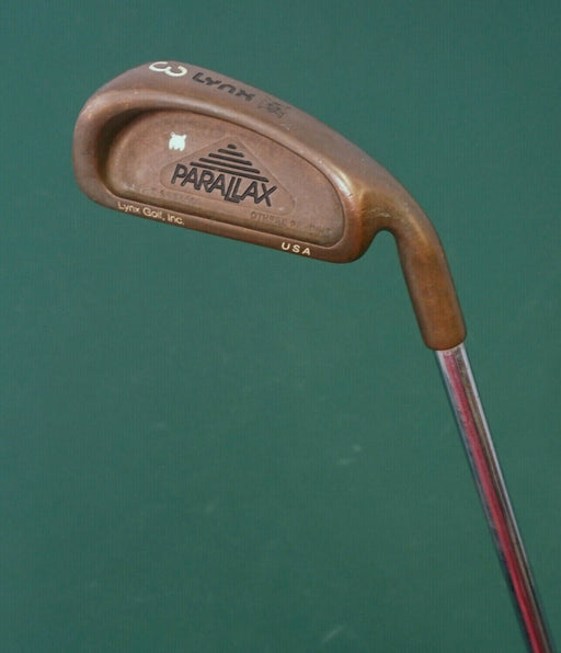 Lynx Parallax BeCu Beryllium Copper 3 Iron Regular Steel Shaft Swing Rite Grip