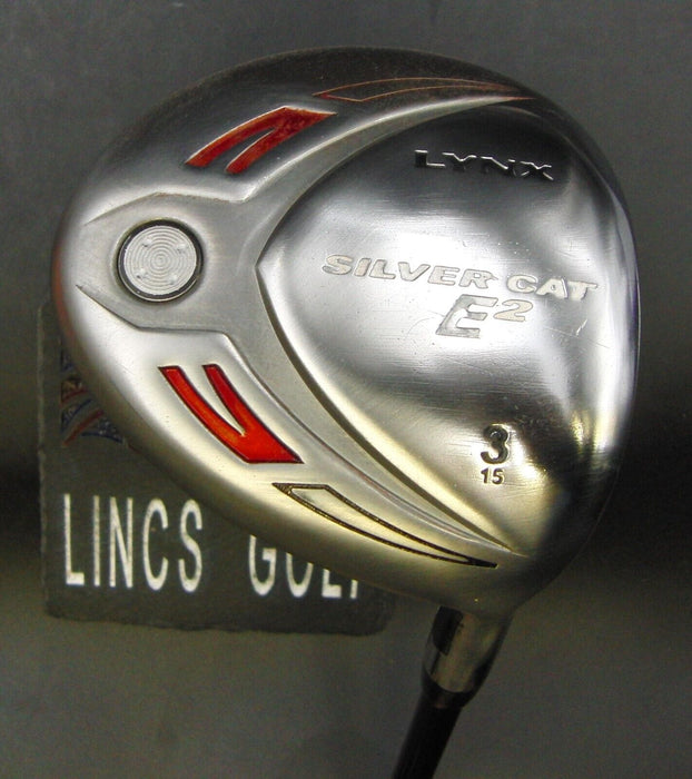 Lynx Silver Cat E2 15° 3 Wood Regular Graphite Shaft Lynx Grip