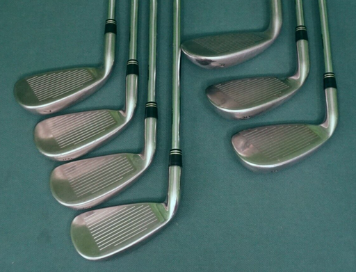 Set Of 7 x TaylorMade R7 RAC XR Irons 4-PW Regular Steel Shafts Taylormade Grips