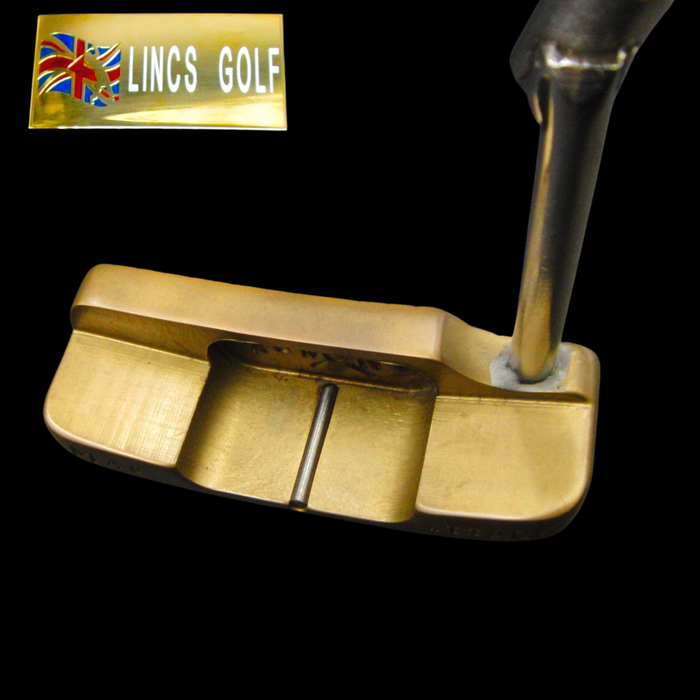 Left Handed Handmade Xenon Wide Kurve Xe MAC Attack Putter 88.5cm + Headcover