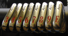 Set of 8 x Ben Hogan Apex 50th Anniversary Irons 3-PW Stiff Steel Shafts