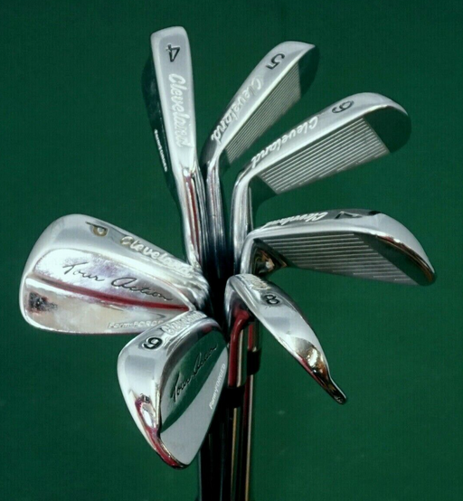 Set Of 7 x Cleveland Tour Action Form Forged TA1 Irons 4-PW Stiff Steel Shafts
