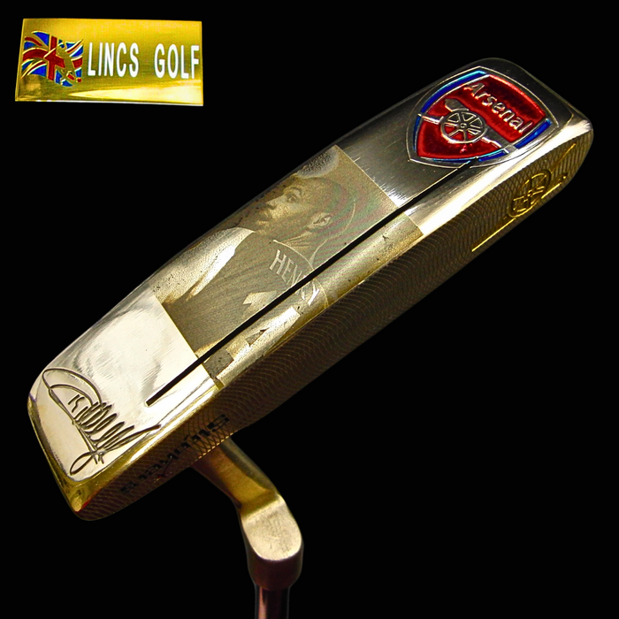Custom Milled Arsenal Thierry Henry Themed Ping Anser Putter 89cm Steel Shaft